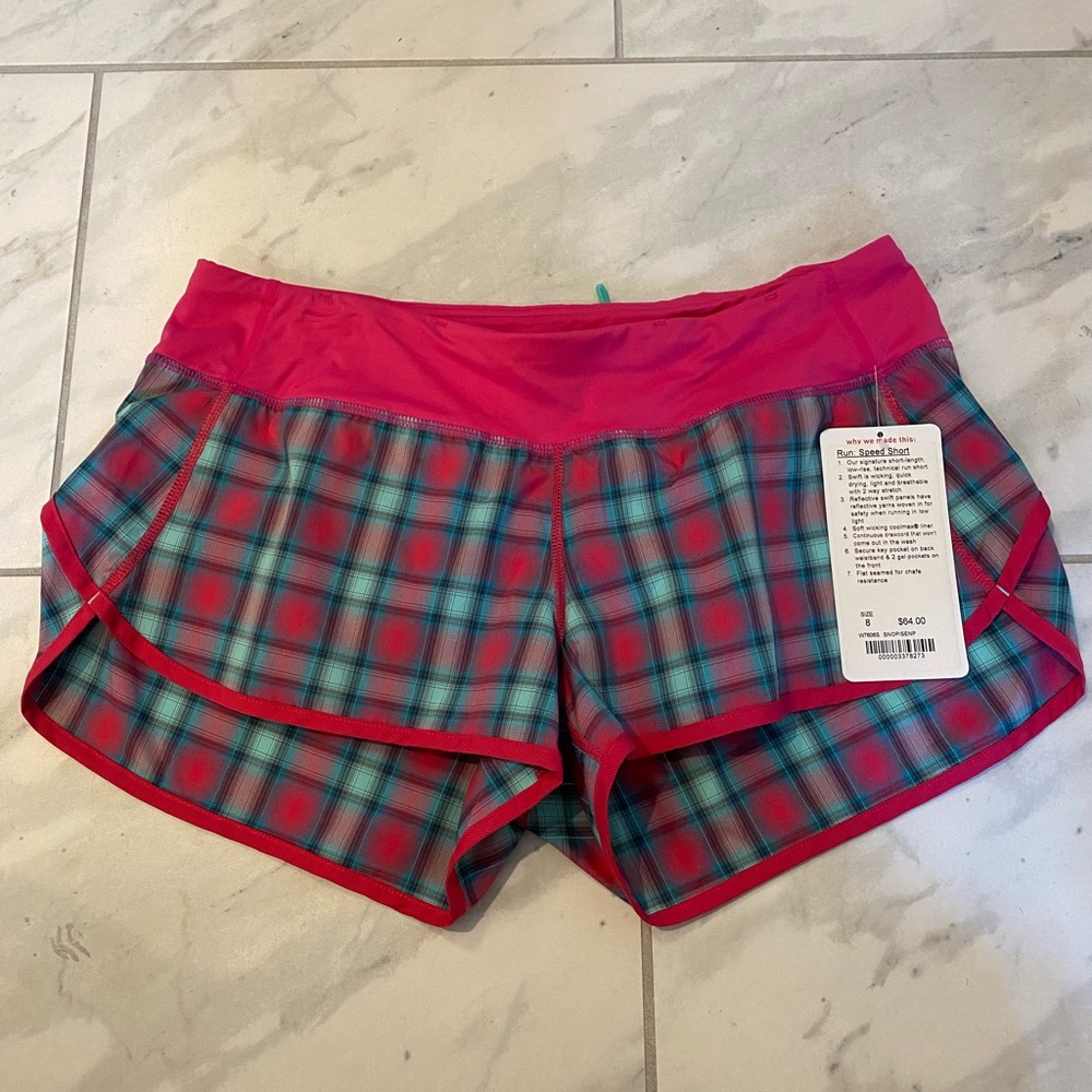 NWT Lululemon Senorita Speed Short Size 8